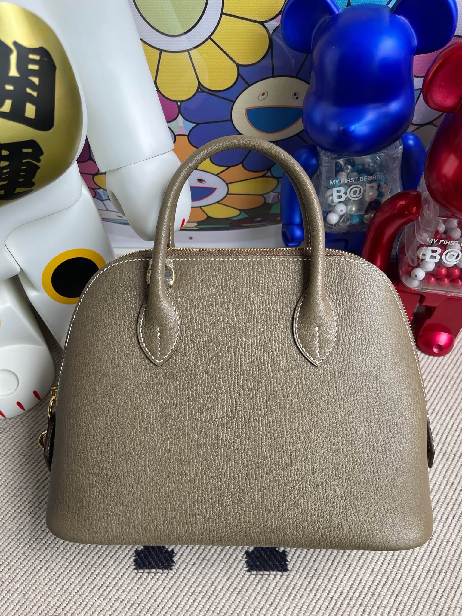 에르메스 볼리드25 에토프 금장 염소가죽